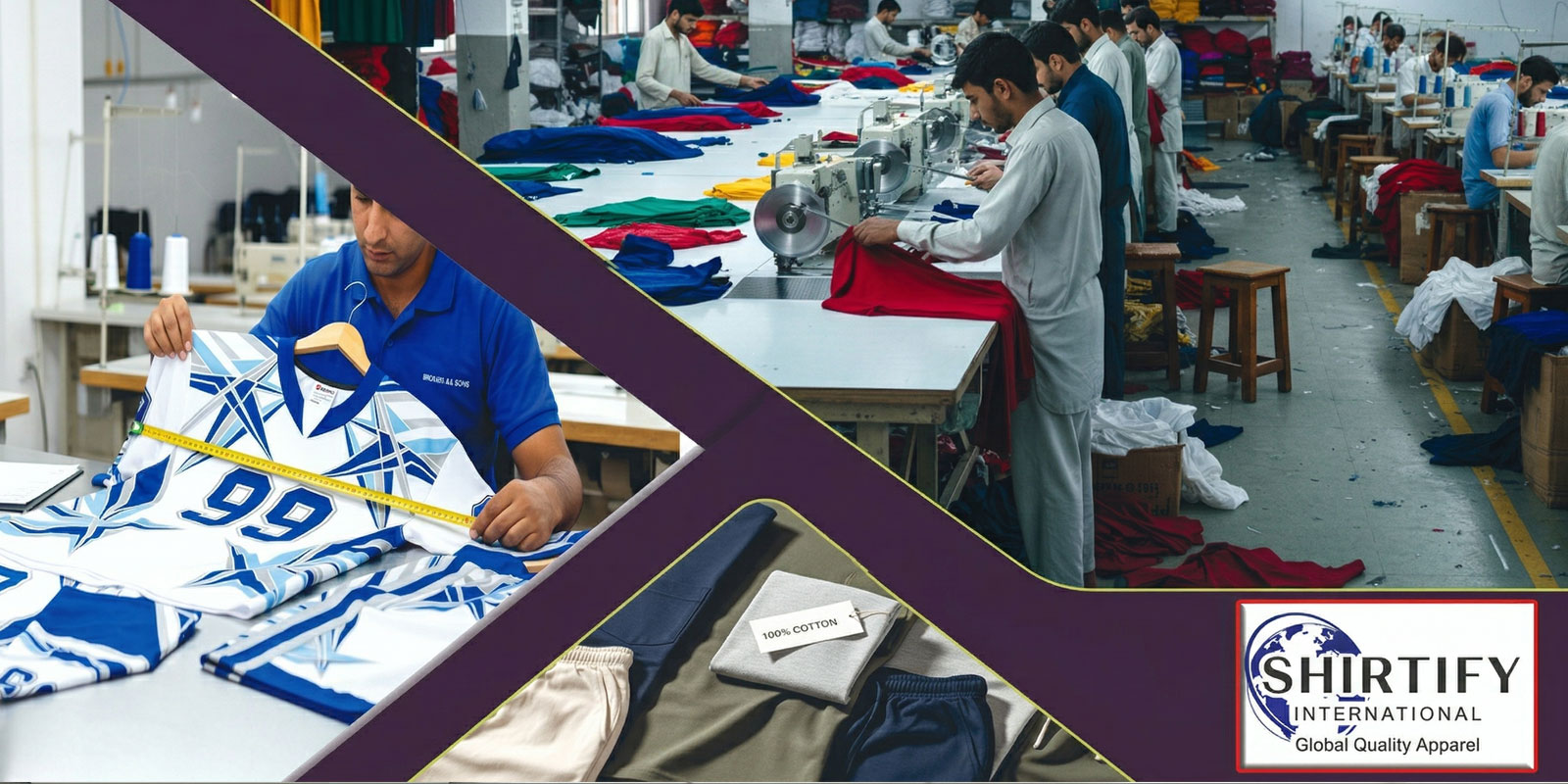 Shirtify sports collection banner