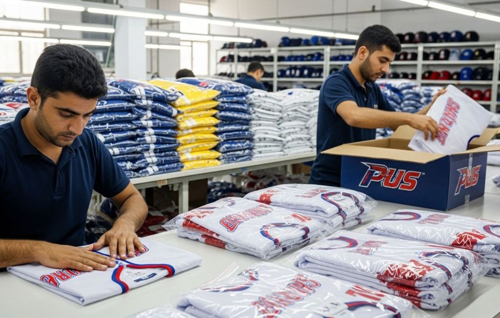 Garment folding and packaging line