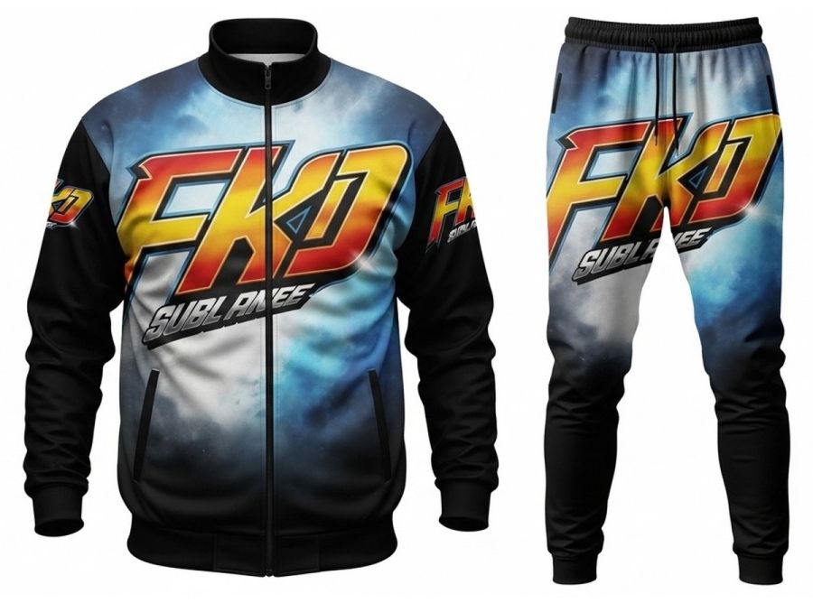 Custom Custom Printed Tracksuit SI-3901 - Professional Sportswear Manufacturer