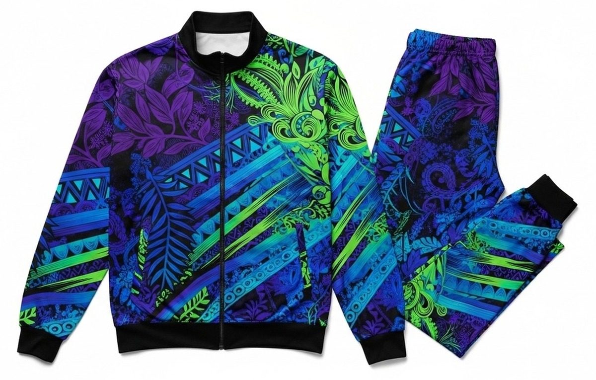 Custom Custom Printed Tracksuit SI-3912 - Professional Sportswear Manufacturer