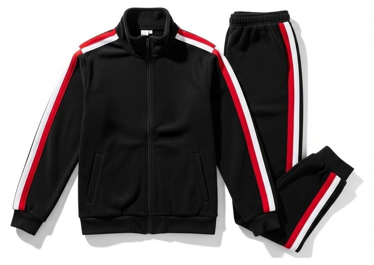 Custom Fleece Tracksuit SI-3503 - Professional Sportswear Manufacturer