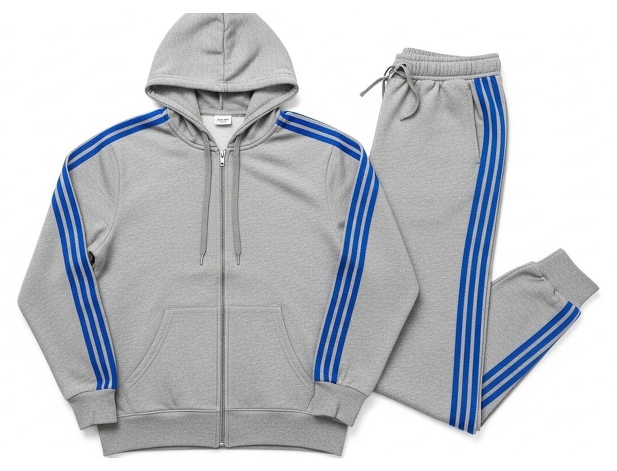 Custom Fleece Tracksuit SI-3508 - Professional Sportswear Manufacturer