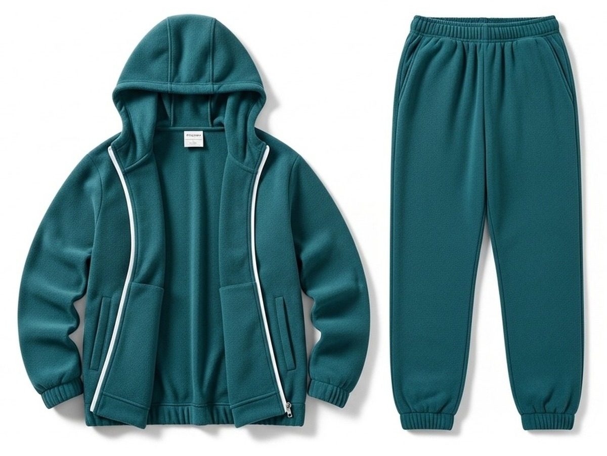 Custom Fleece Tracksuit SI-3510 - Professional Sportswear Manufacturer