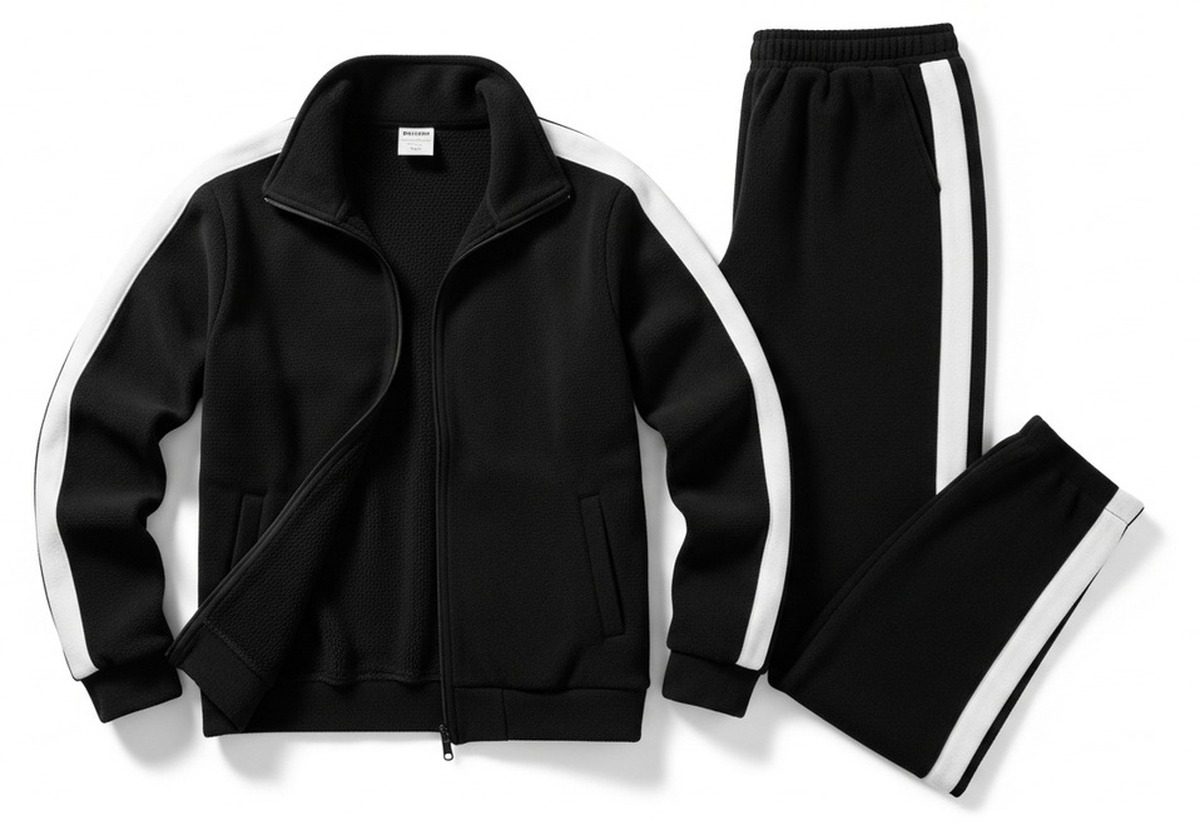 Custom Fleece Tracksuit SI-3511 - Professional Sportswear Manufacturer