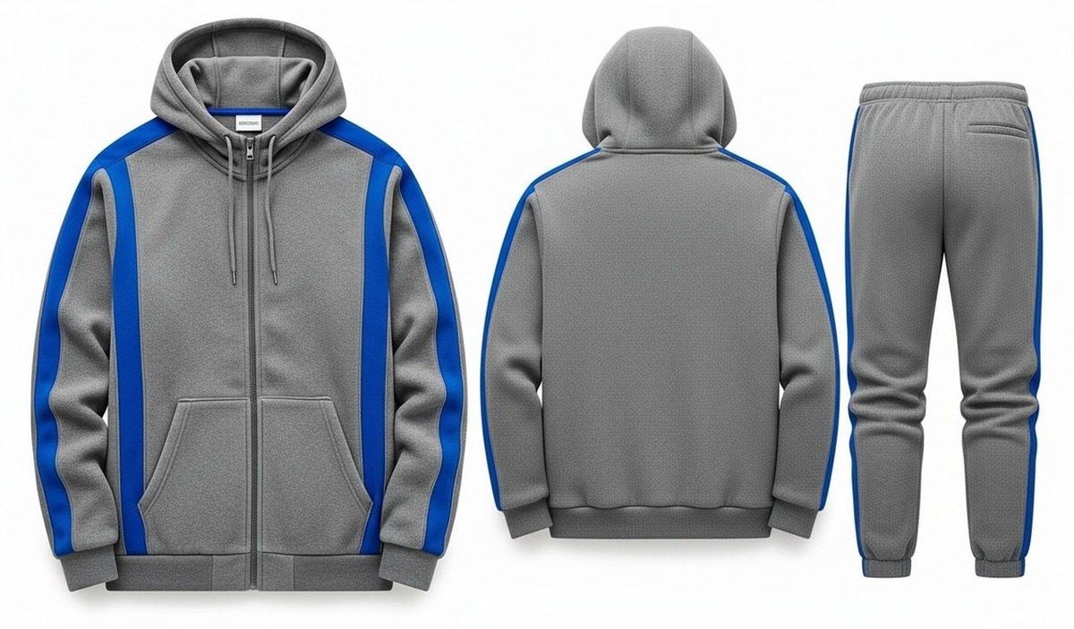 Custom Full-Zip Tracksuit SI-3009 - Professional Sportswear Manufacturer
