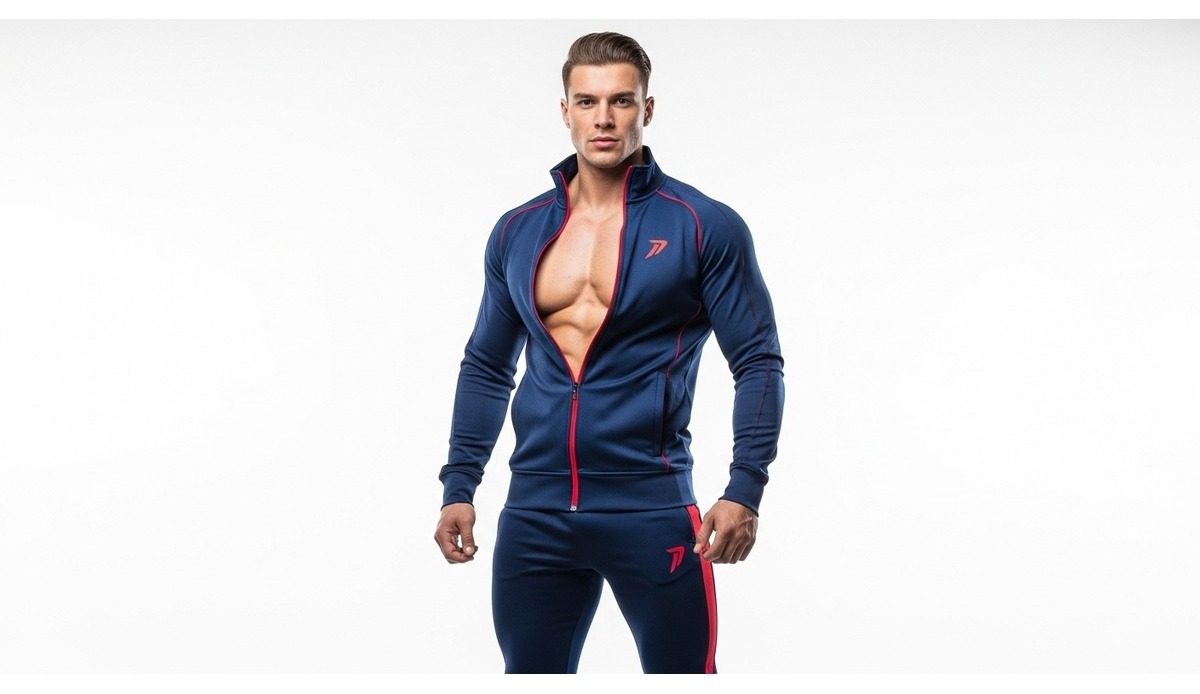 Custom Gym Tracksuit SI-3809 - Professional Sportswear Manufacturer