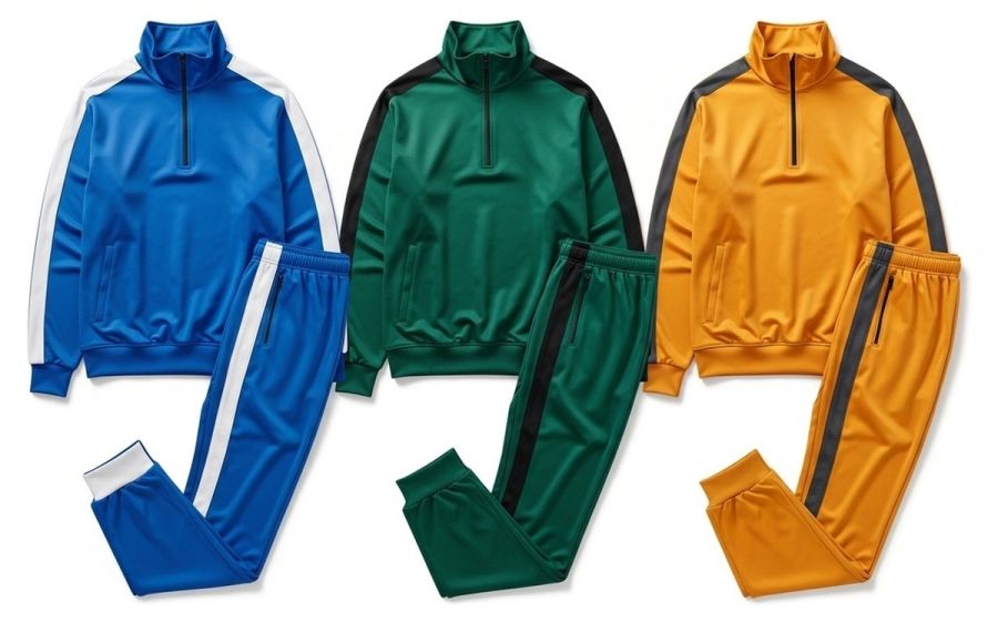 Custom Half-Zip Tracksuit SI-3101 - Professional Sportswear Manufacturer