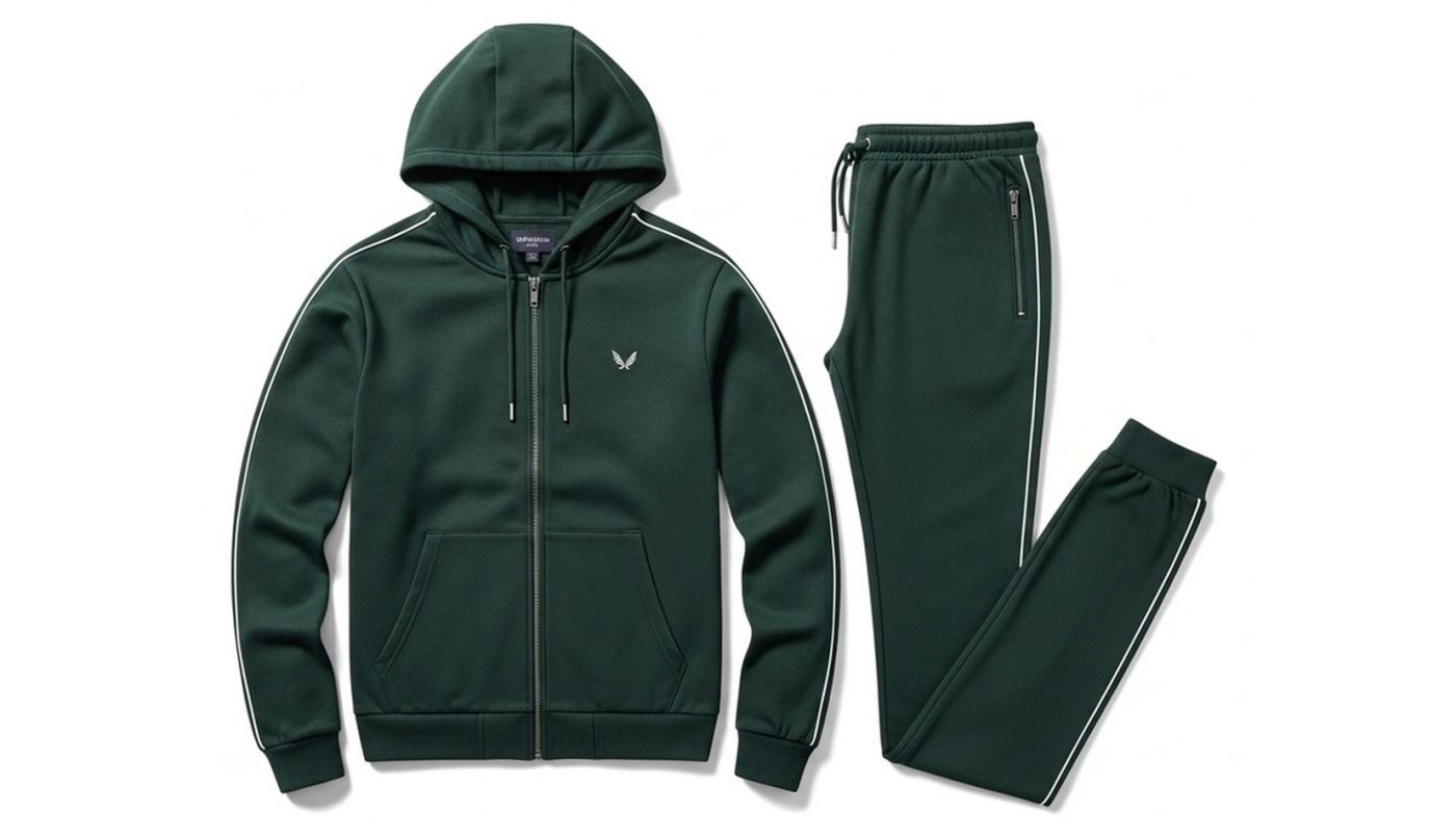 Custom Two-Piece Tracksuit SI-3209 - Professional Sportswear Manufacturer